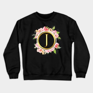 Letter J Shirt Alphabet Letter J Different Colors Crewneck Sweatshirt